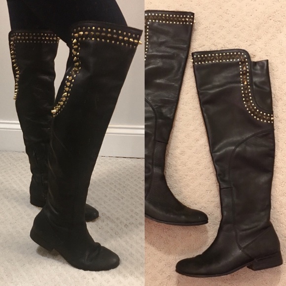 betsey johnson over the knee boots